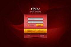 海尔家电物联网站后台界面